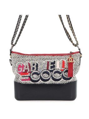 Chanel Chain Shoulder Bag Gabrielle de Chanel Hobo Tweed